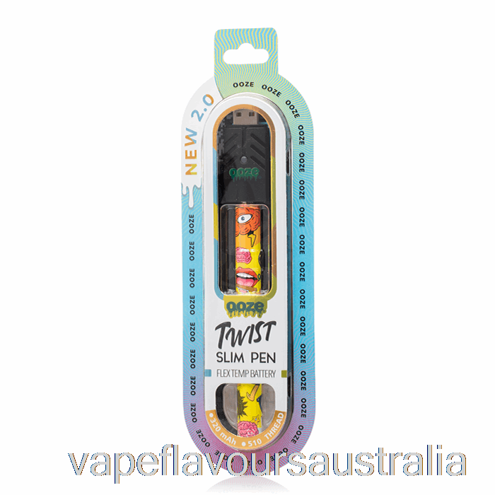 Vape Australia Ooze Slim Twist Pen 2.0 Flex Temp Battery Brainstorm